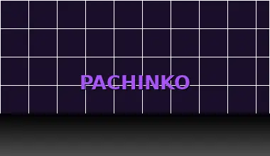 Pachinko — peg wall with puck dropping toward multiplier slots