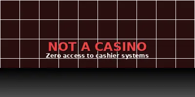 Warning — we have zero access to casino databases