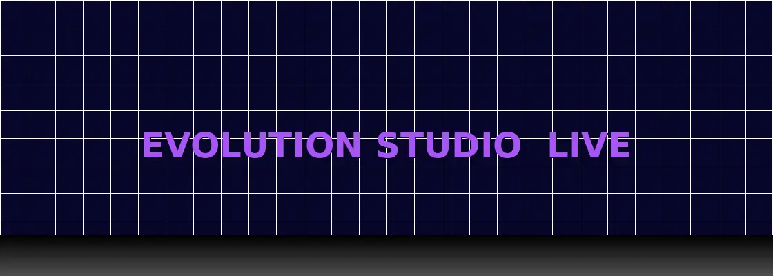 Evolution Gaming studio — live presenter behind the Crazy Time wheel